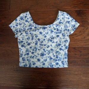 Floral crop top